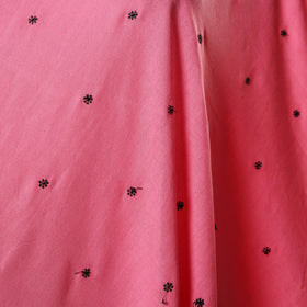 Thread buti cotton plain fabric 07 - handcrafted