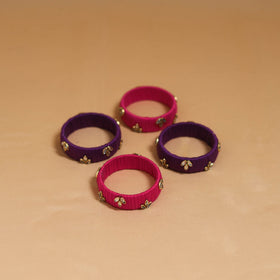 Thread kundan work handmade bangle so4 (size - 2-4) 15