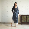 Tie-Dye Cotton Straight Leheriya Kurta