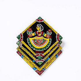  Tikuli Art Handpainted Wooden Coasters (Set of 4) 