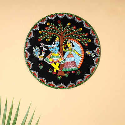  Tikuli Art Handpainted Wooden Wall Hanging 