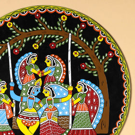  Tikuli Art Handpainted Wooden Wall Hanging 