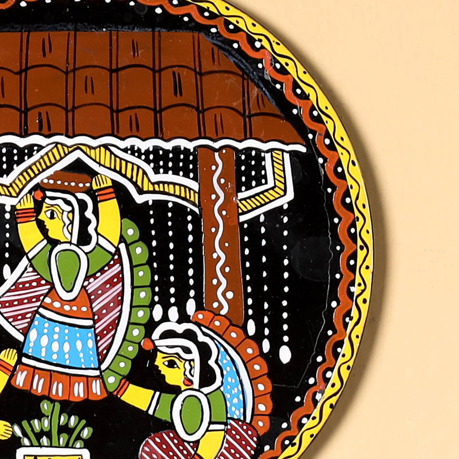 Tikuli Art Handpainted Wall Hanging 