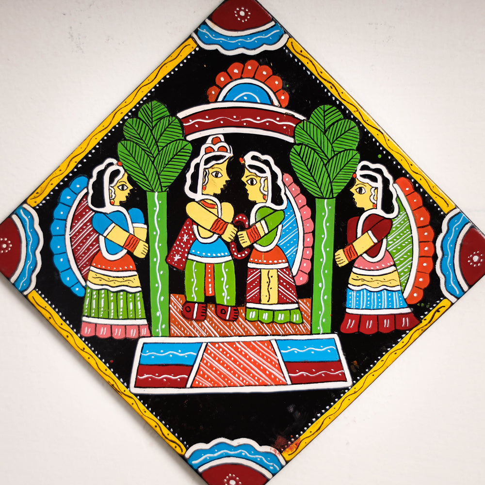  Tikuli Art Handpainted Wall Hanging 