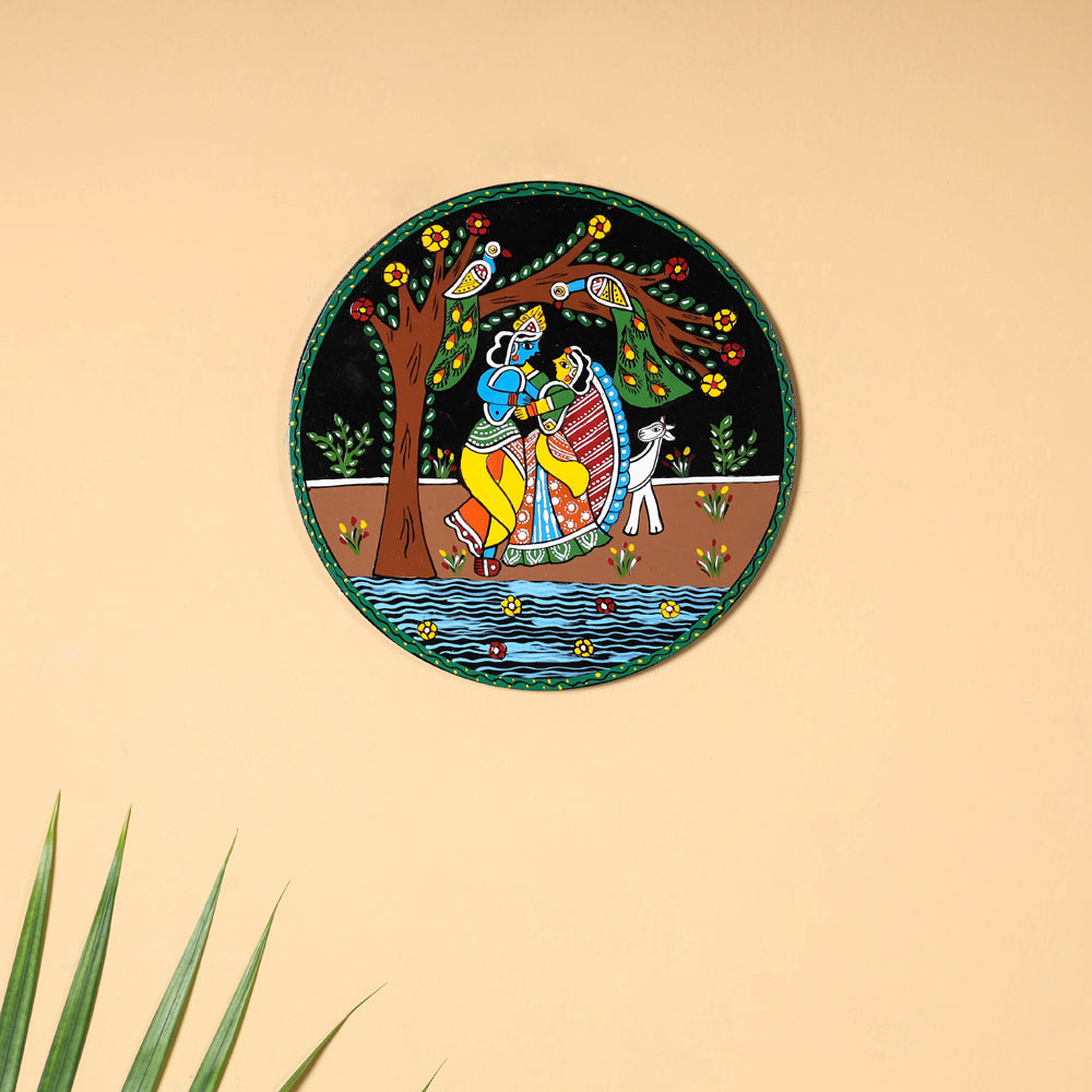  Tikuli Art Handpainted Wooden Wall Hanging 