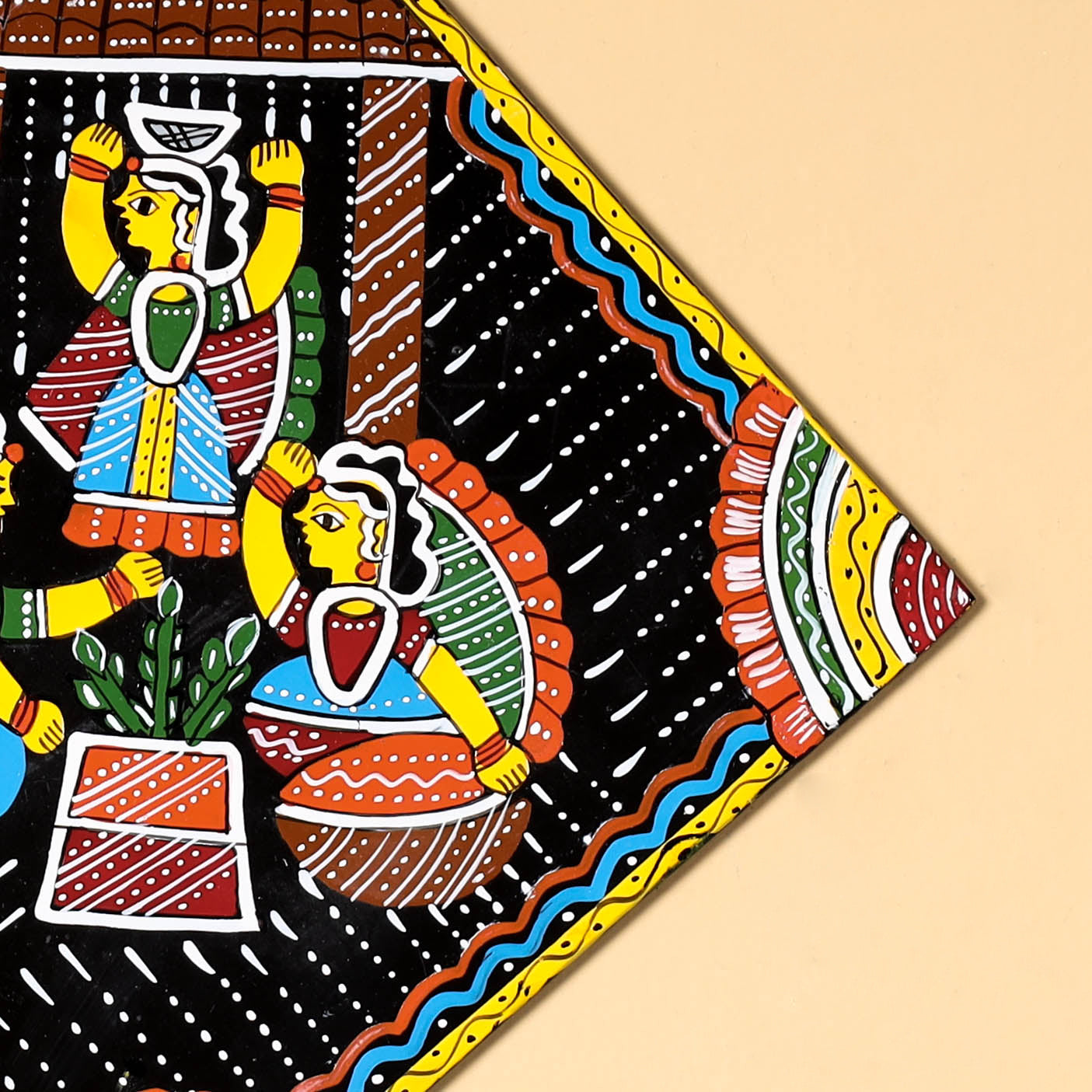  Tikuli Art Handpainted Wall Hanging 