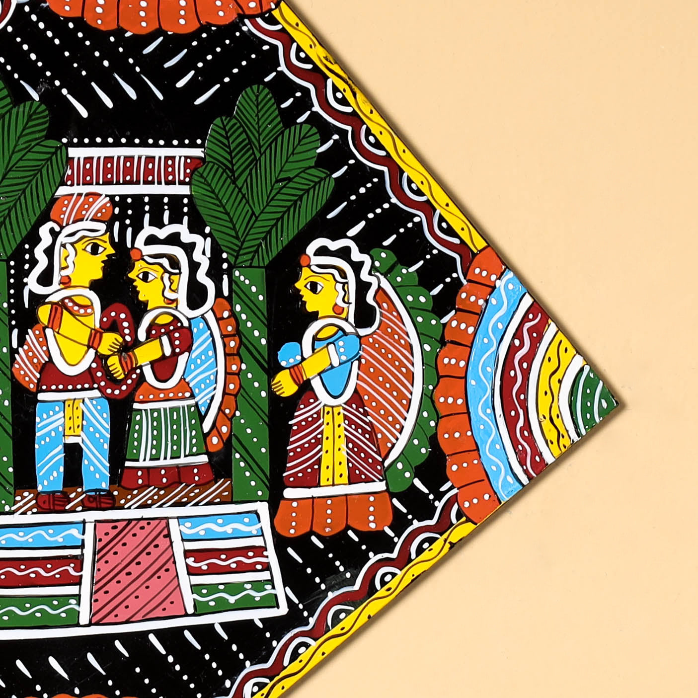  Tikuli Art Handpainted Wall Hanging 