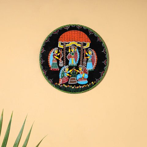  Tikuli Art Handpainted Wooden Wall Hanging 