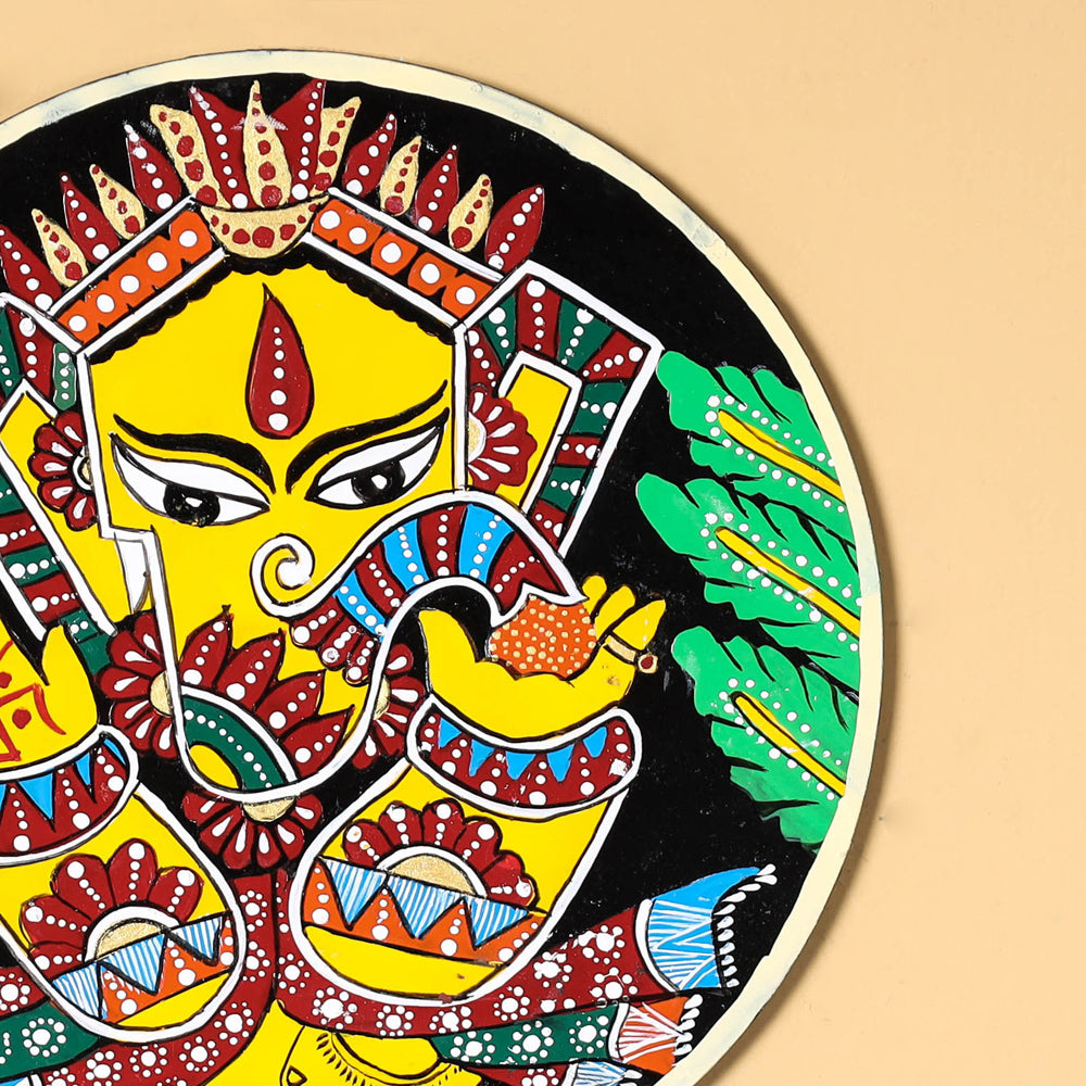  Tikuli Art Handpainted Wooden Wall Hanging 