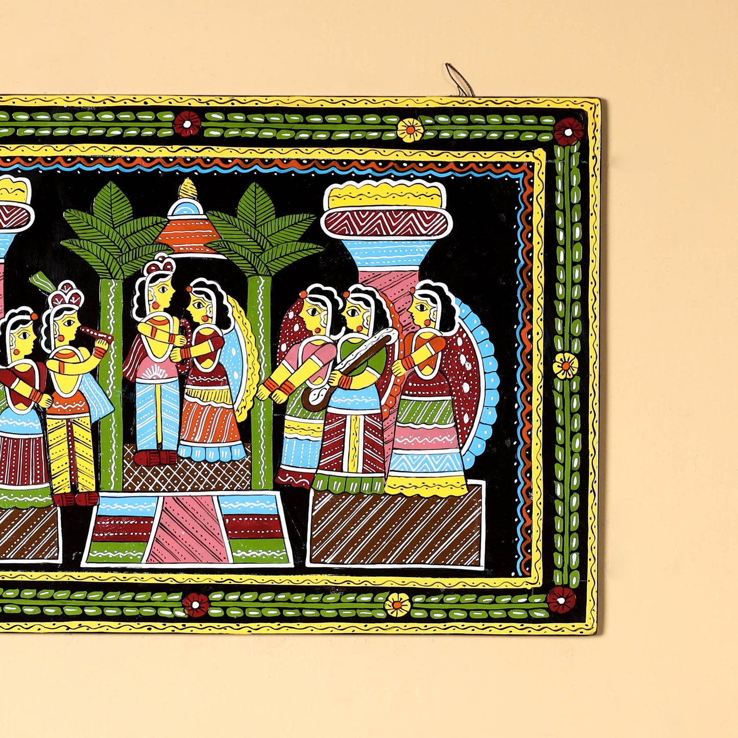  Tikuli Art Handpainted Wall Hanging 