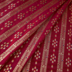 Tissue zari meena work viscose banarasi fabric 14