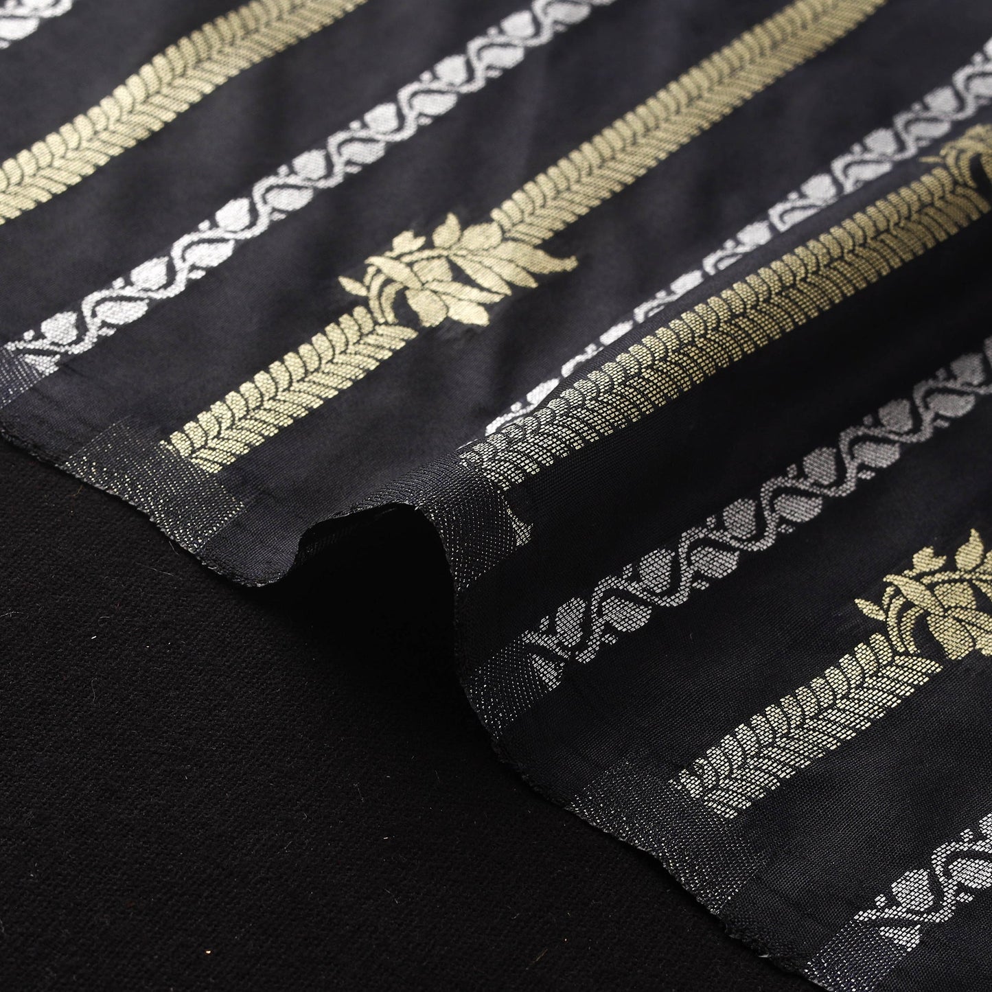 Tissue zari meena work viscose banarasi fabric 15