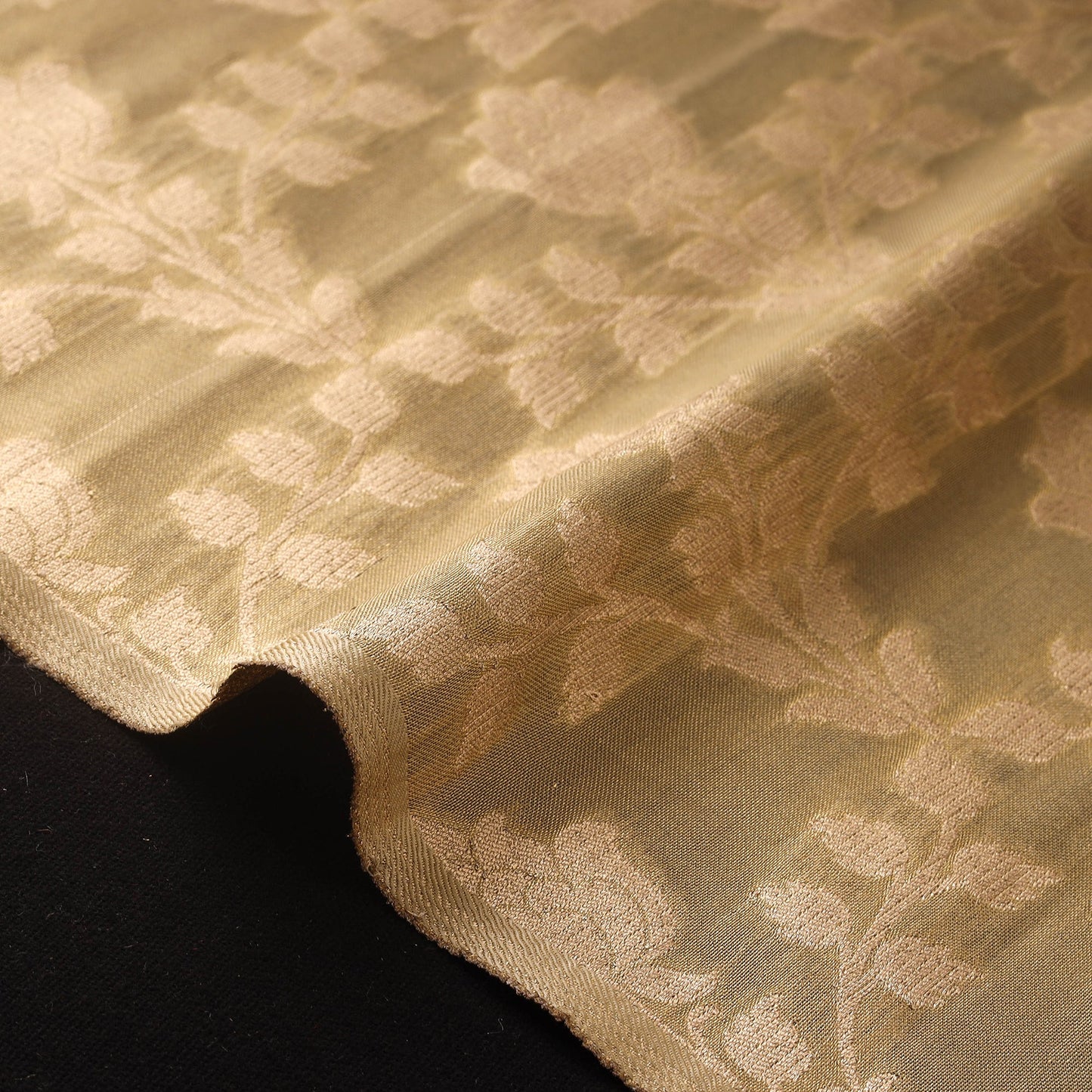 Tissue zari meena work viscose banarasi fabric 17