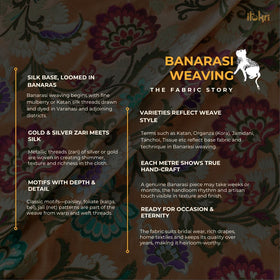 Tissue zari meena work viscose banarasi fabric 17