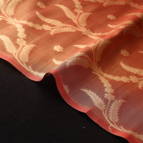 Tissue zari meena work viscose banarasi fabric 21