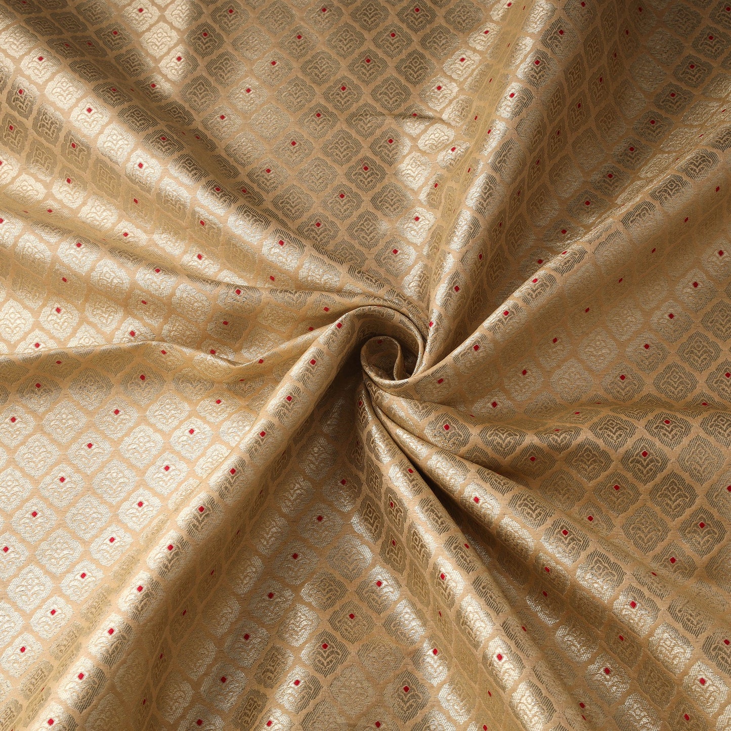 Tissue zari meena work viscose banarasi fabric 22