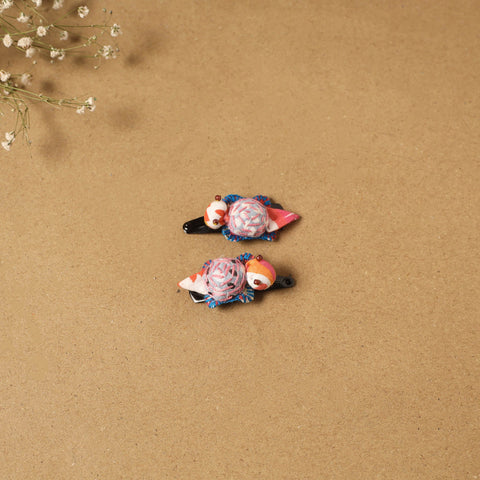 Fab artwork tik-tak hair clip for kids (set of 2) 31