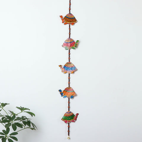  Tholu Bommalata Leather Puppet Wall Hanging l iTokri.com 