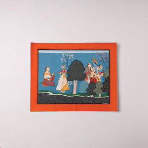  Traditional Basohli Painting by Vishwasthali (11 x 9 in) Online in India 