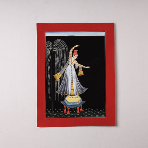  Traditional Basohli Painting by Vishwasthali (11 x 9 in) Online in India 