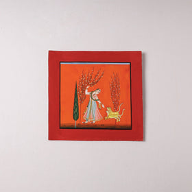  Traditional Basohli Painting by Vishwasthali (11 x 9 in) Online in India 