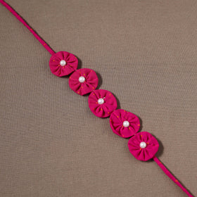  Traditional Handmade Fabart Chandni Gulab Gajra