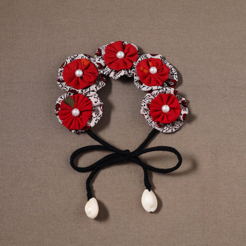  Traditional Handmade Fabart Gulabi Gajra