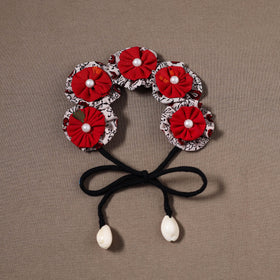  Traditional Handmade Fabart Gulabi Gajra