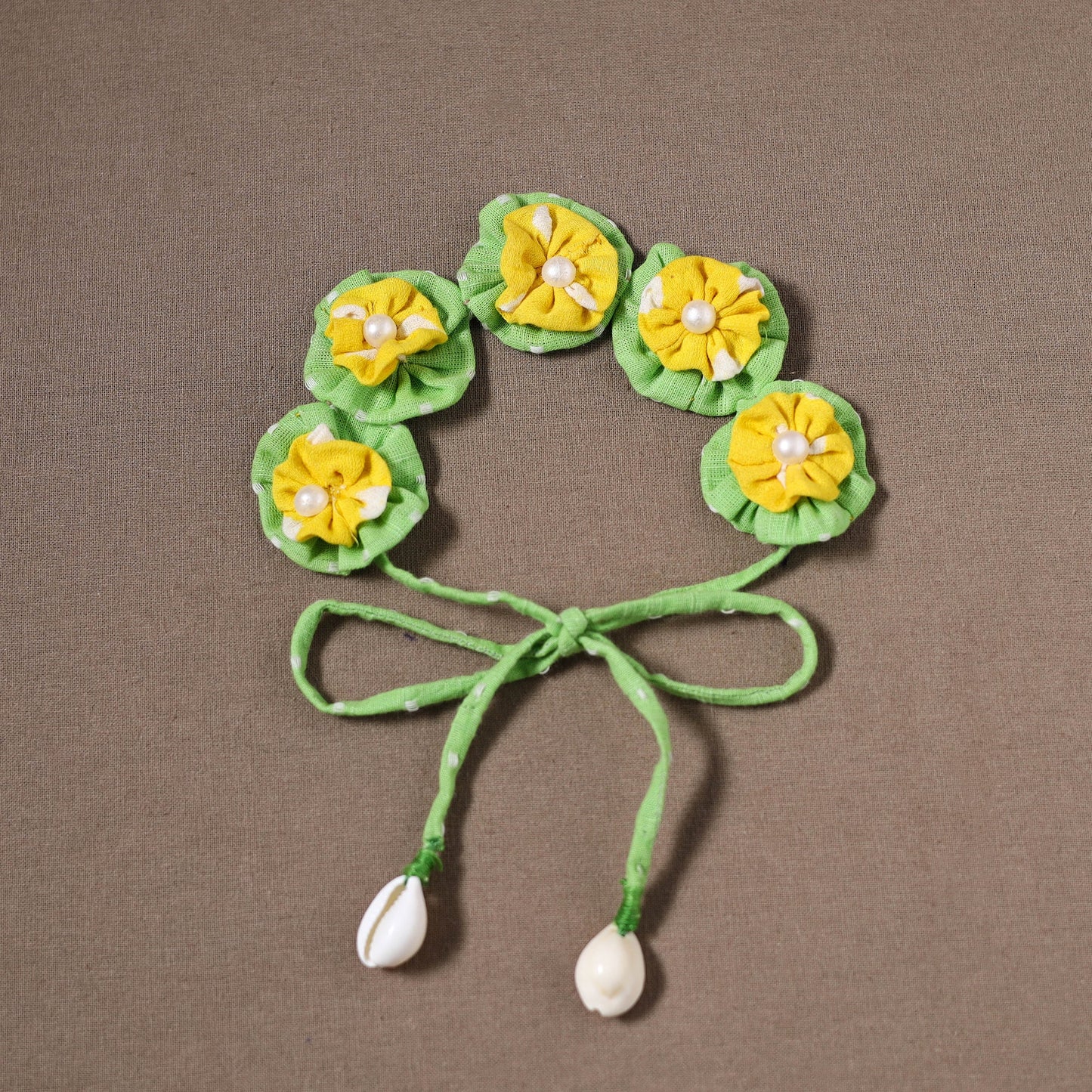  Traditional Handmade Fabart Hara Genda Gajra