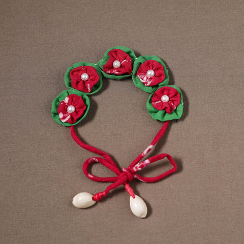  Traditional Handmade Fabart Hara Gulab Gajra