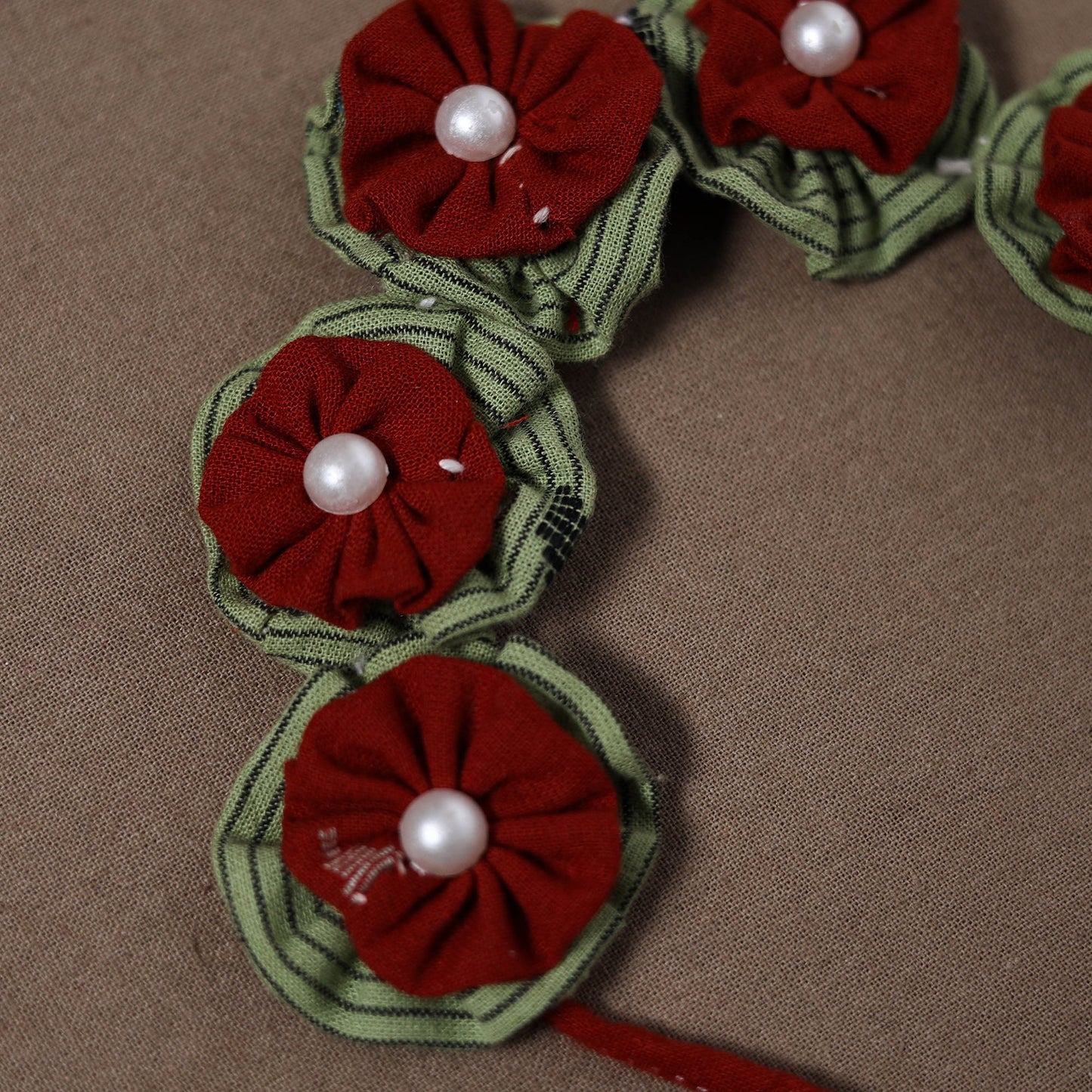  Traditional Handmade Fabart Haryali Gul Gajra