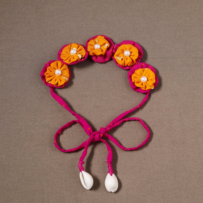  Traditional Handmade Fabart Rosey Chandni Gajra