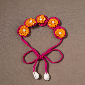  Traditional Handmade Fabart Rosey Chandni Gajra