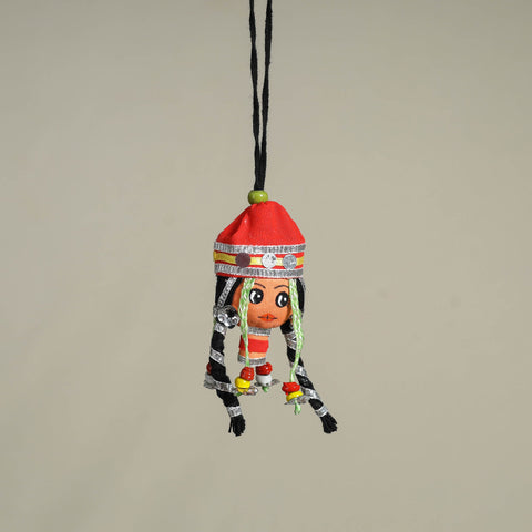 Traditional Handmade Rajasthani Doll Face / Car Hanging