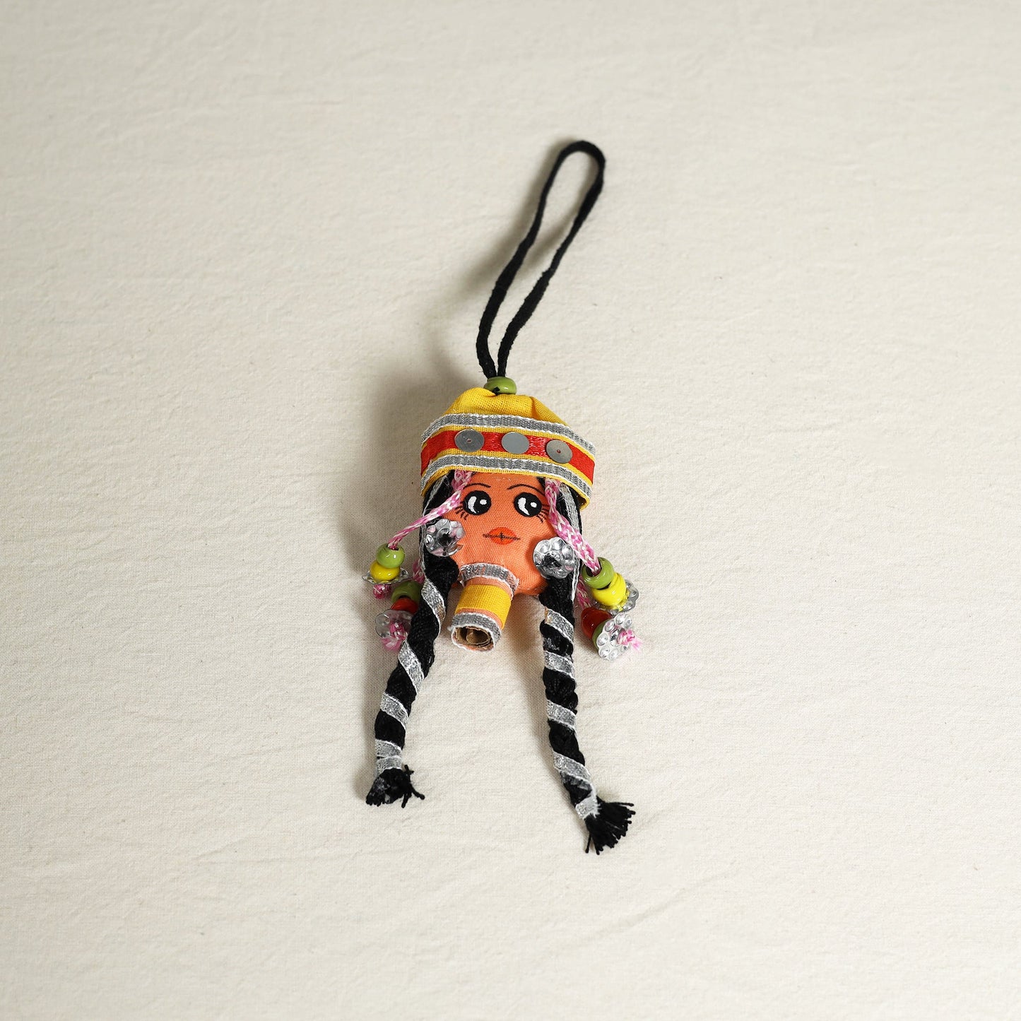 Traditional Handmade Rajasthani Doll Face / Car Hanging