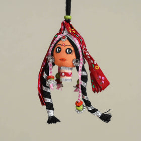 Traditional Handmade Rajasthani Doll Face / Car Hanging