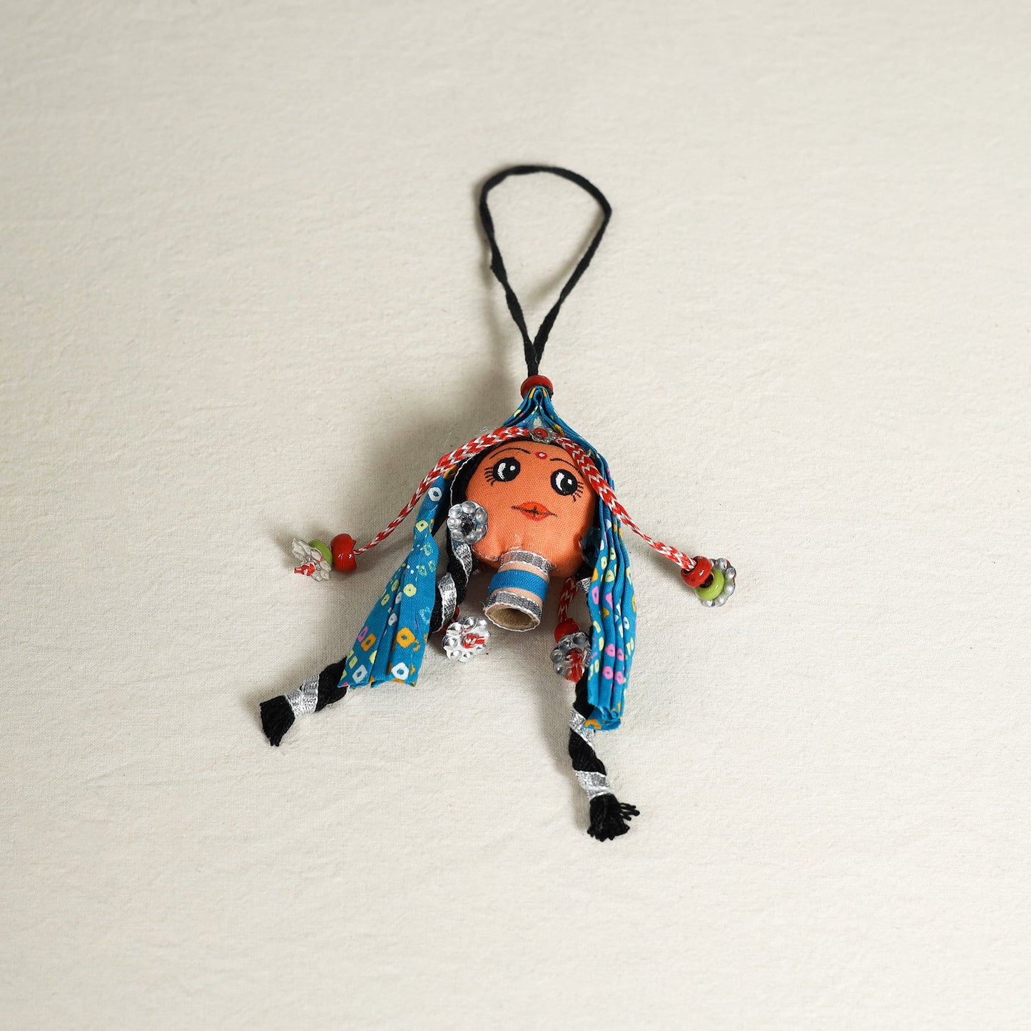 Traditional Handmade Rajasthani Doll Face / Car Hanging