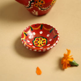  Traditional Handpainted Clay Karwa Chauth Pooja Kalash 