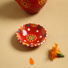  Traditional Handpainted Clay Karwa Chauth Pooja Kalash 