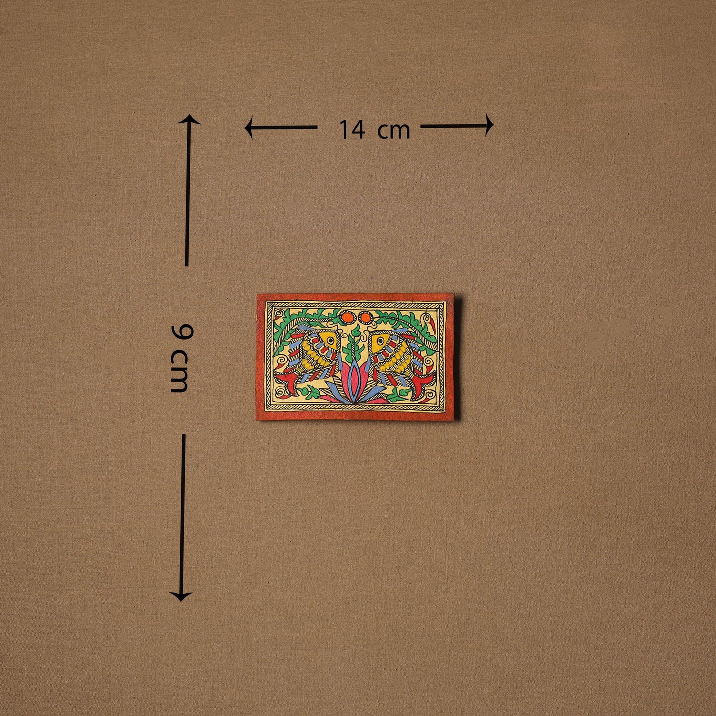 Traditional handpainted madhubani painting by hira devi (3