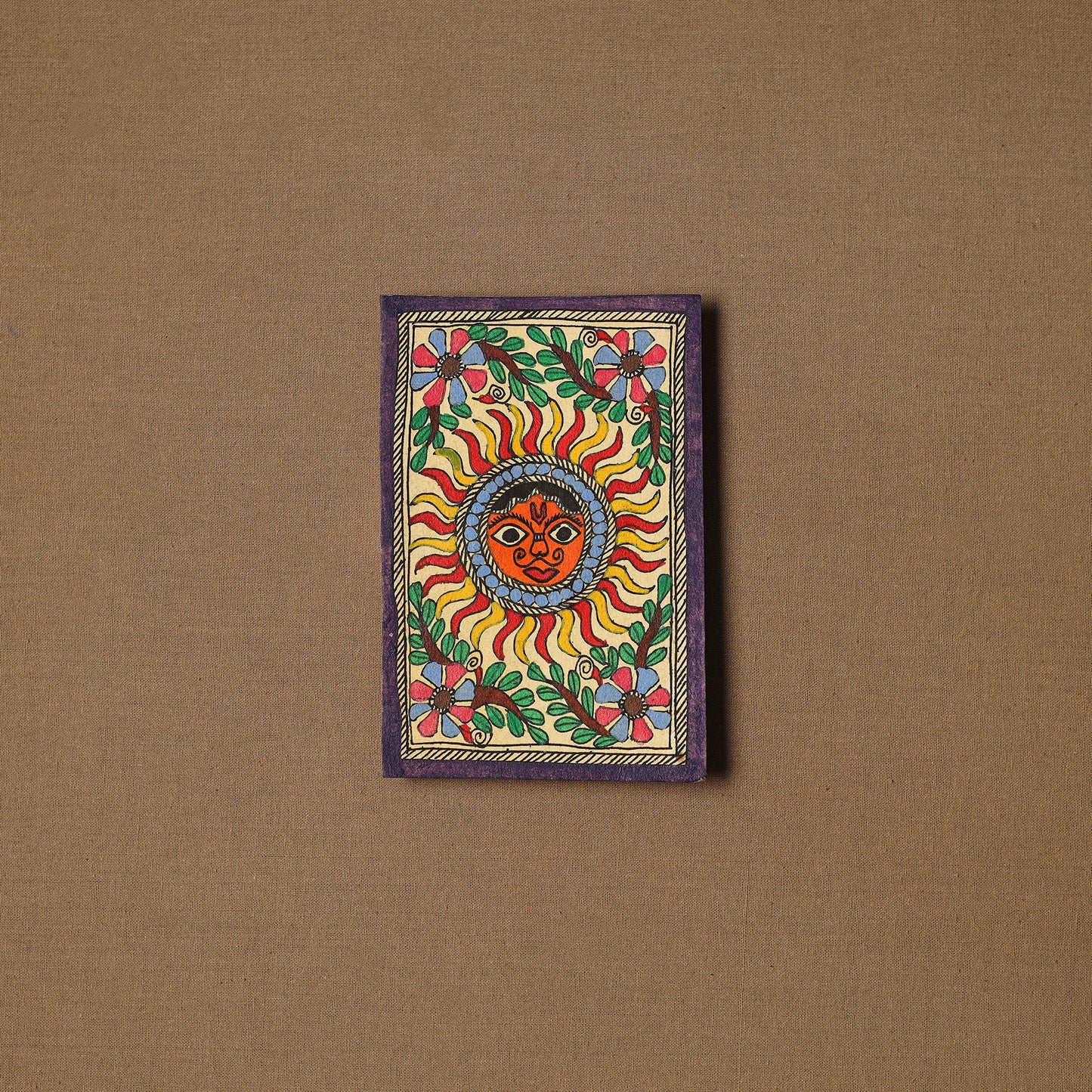 Traditional handpainted madhubani painting by hira devi (5