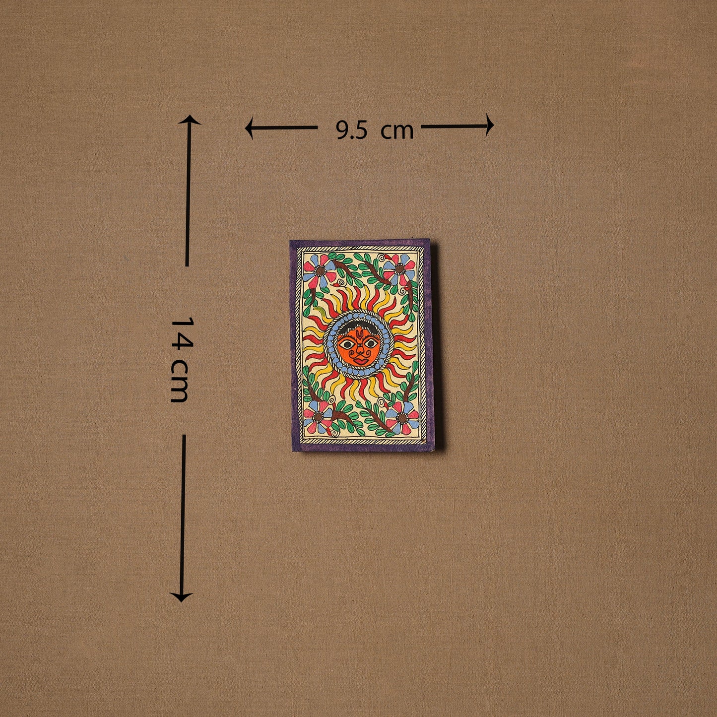 Traditional handpainted madhubani painting by hira devi (5