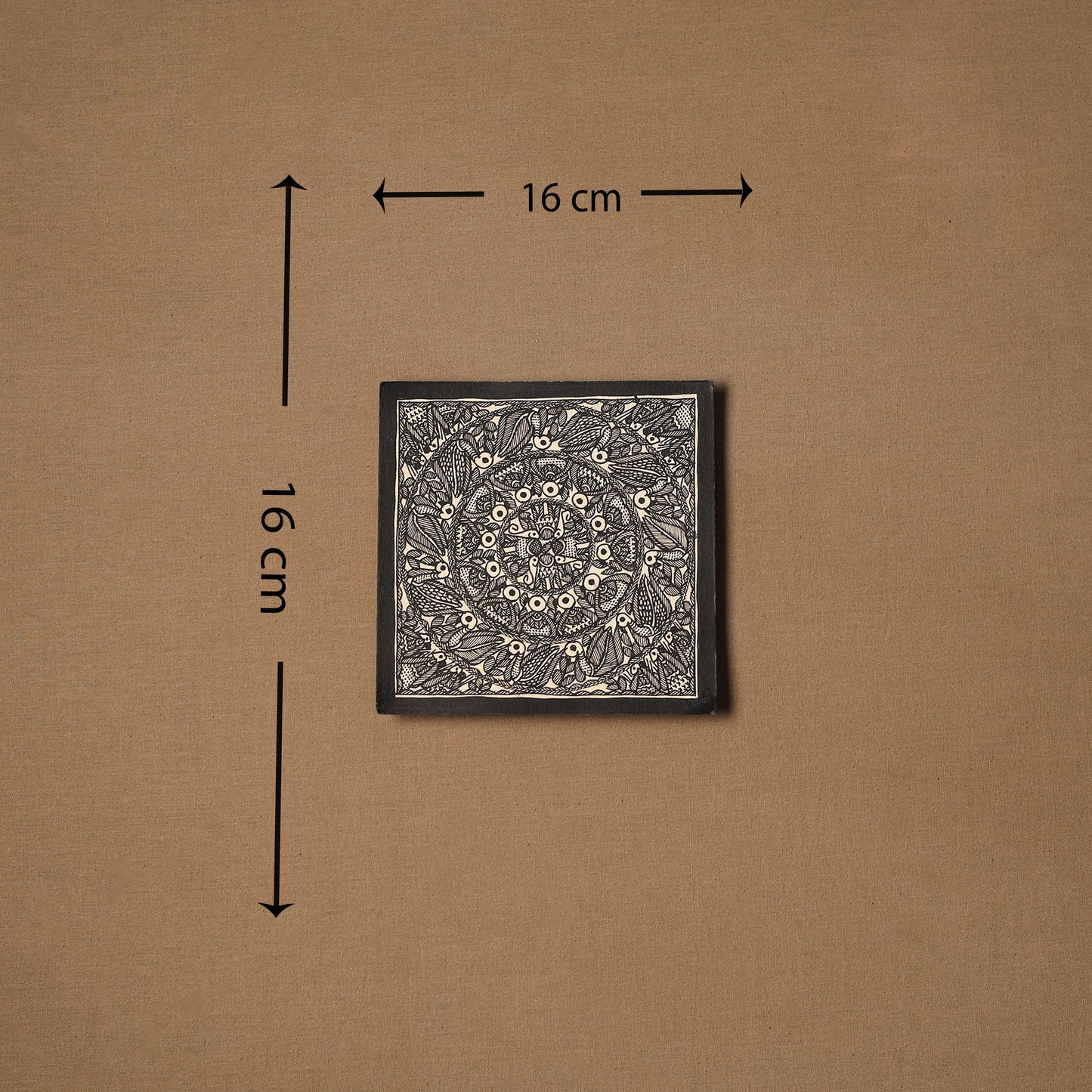 Traditional handpainted madhubani painting by hira devi (6