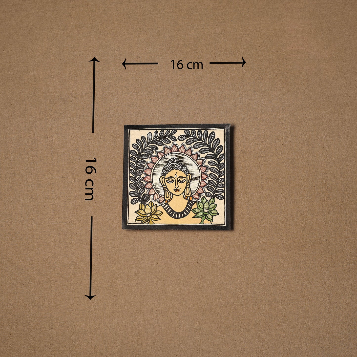 Traditional handpainted madhubani painting by hira devi (6