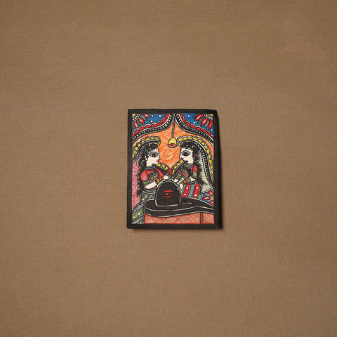 Traditional handpainted madhubani painting by hira devi (7