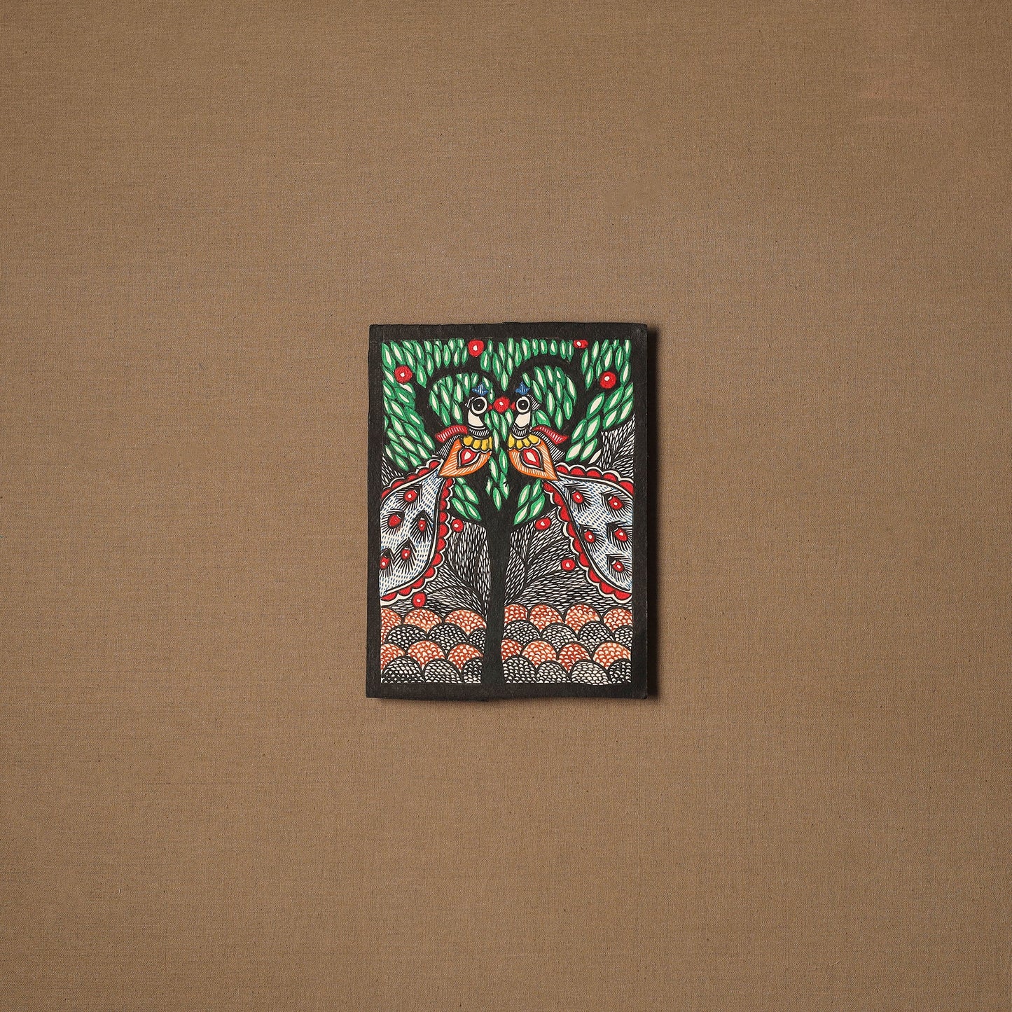 Traditional handpainted madhubani painting by hira devi (7