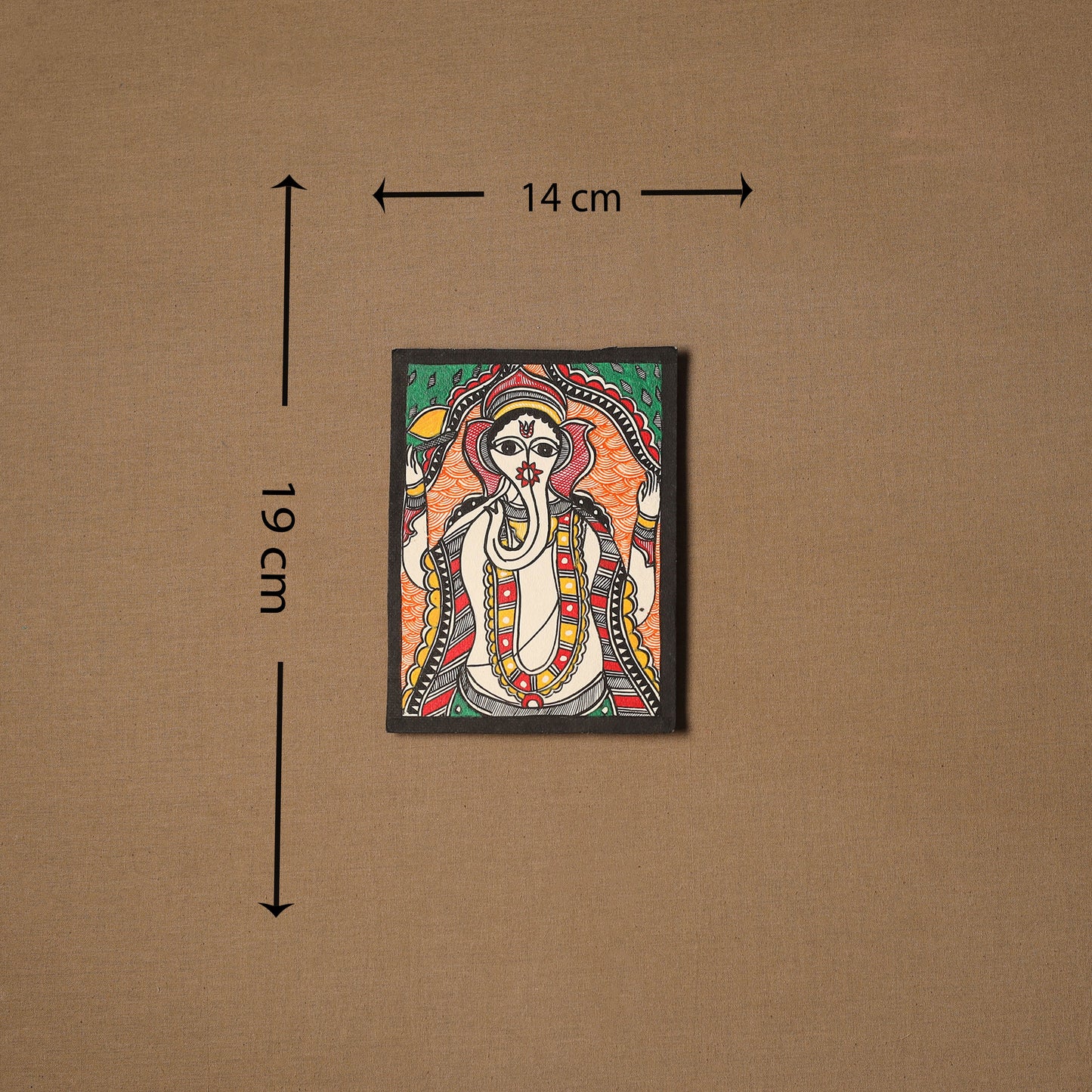 Traditional handpainted madhubani painting by hira devi (7