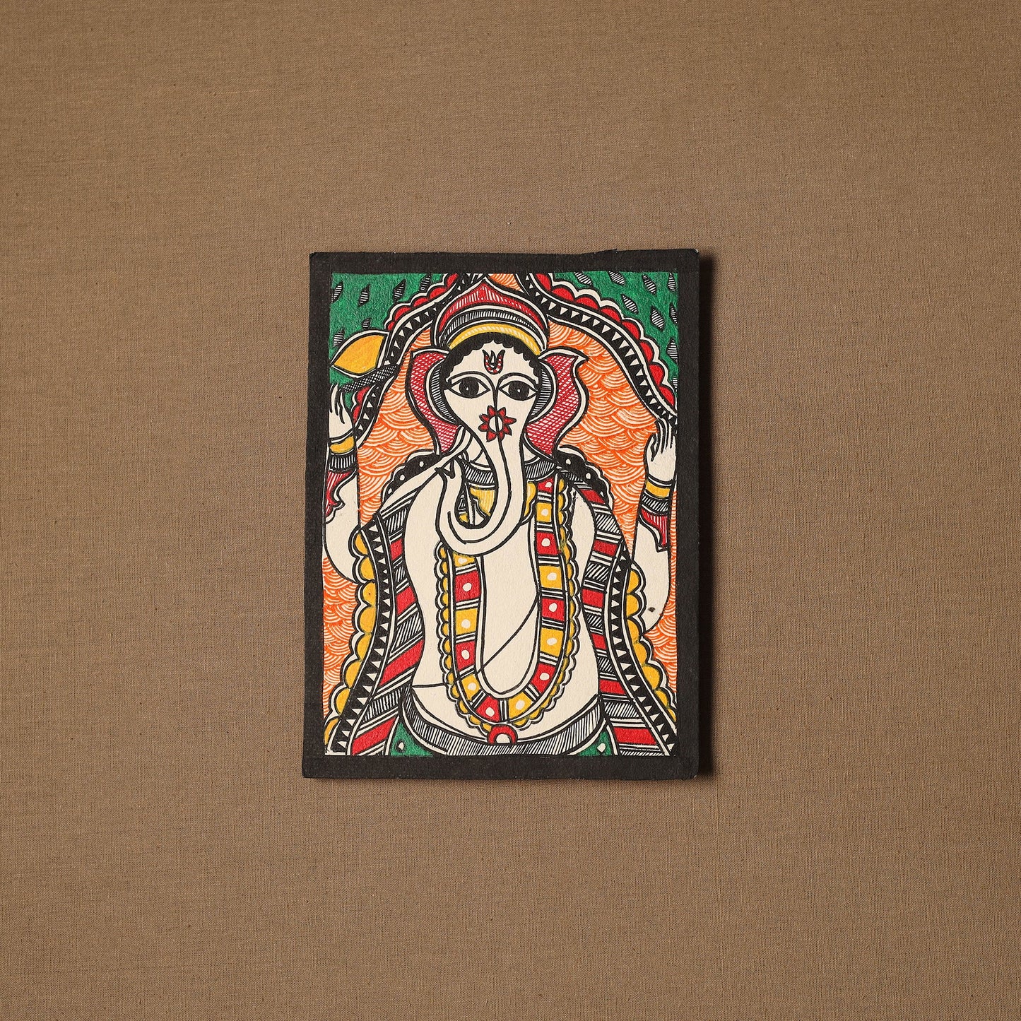 Traditional handpainted madhubani painting by hira devi (7