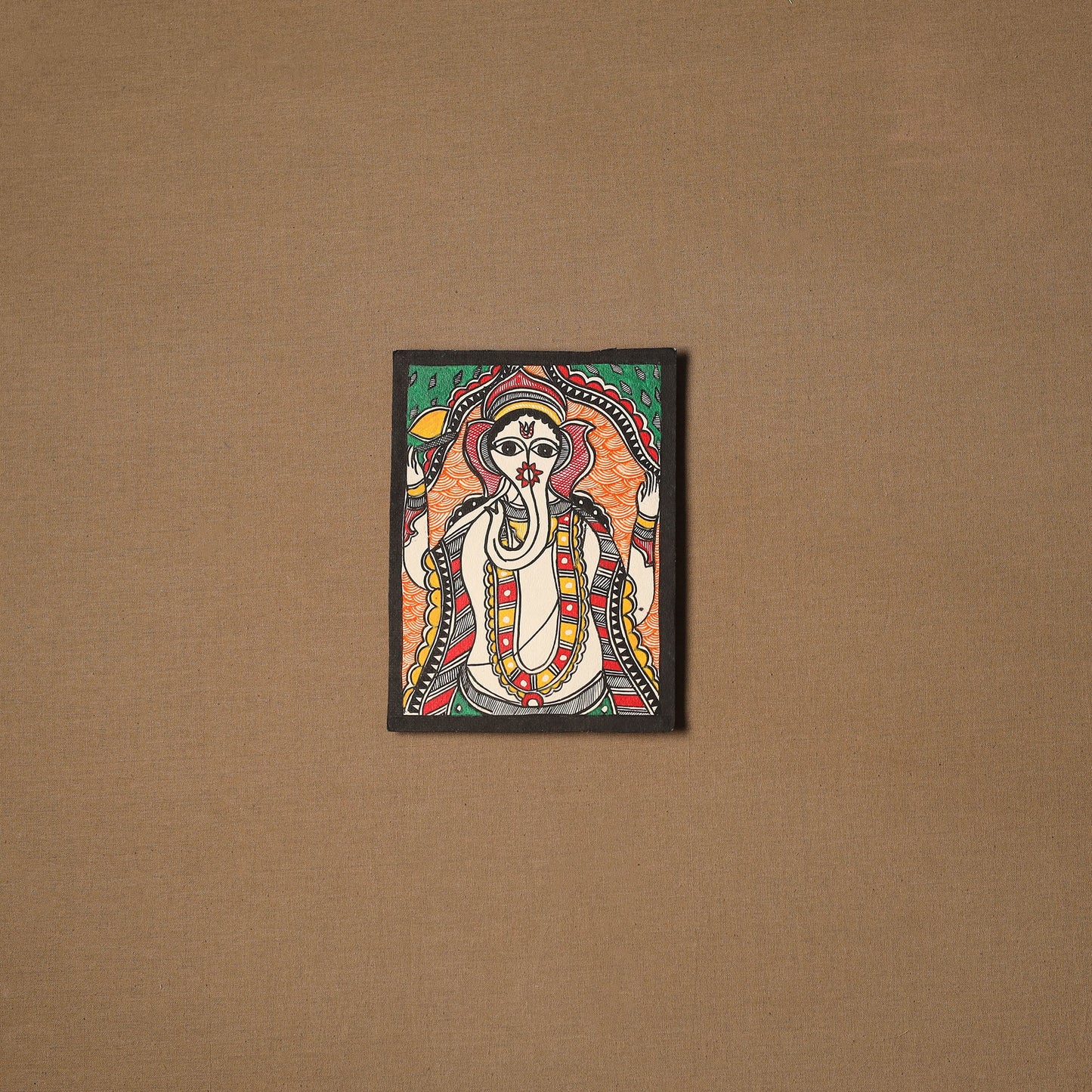 Traditional handpainted madhubani painting by hira devi (7