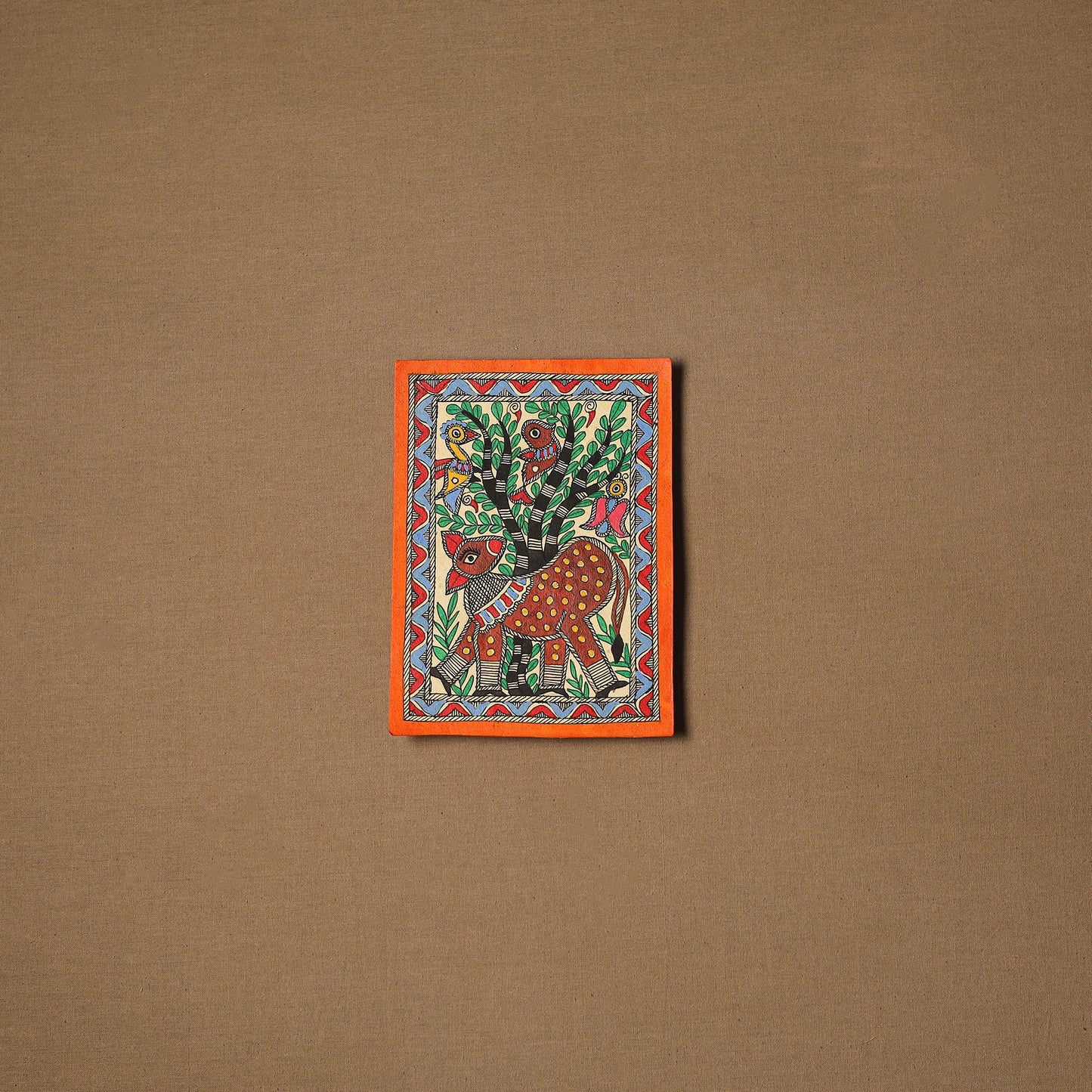 Traditional handpainted madhubani painting by hira devi (7